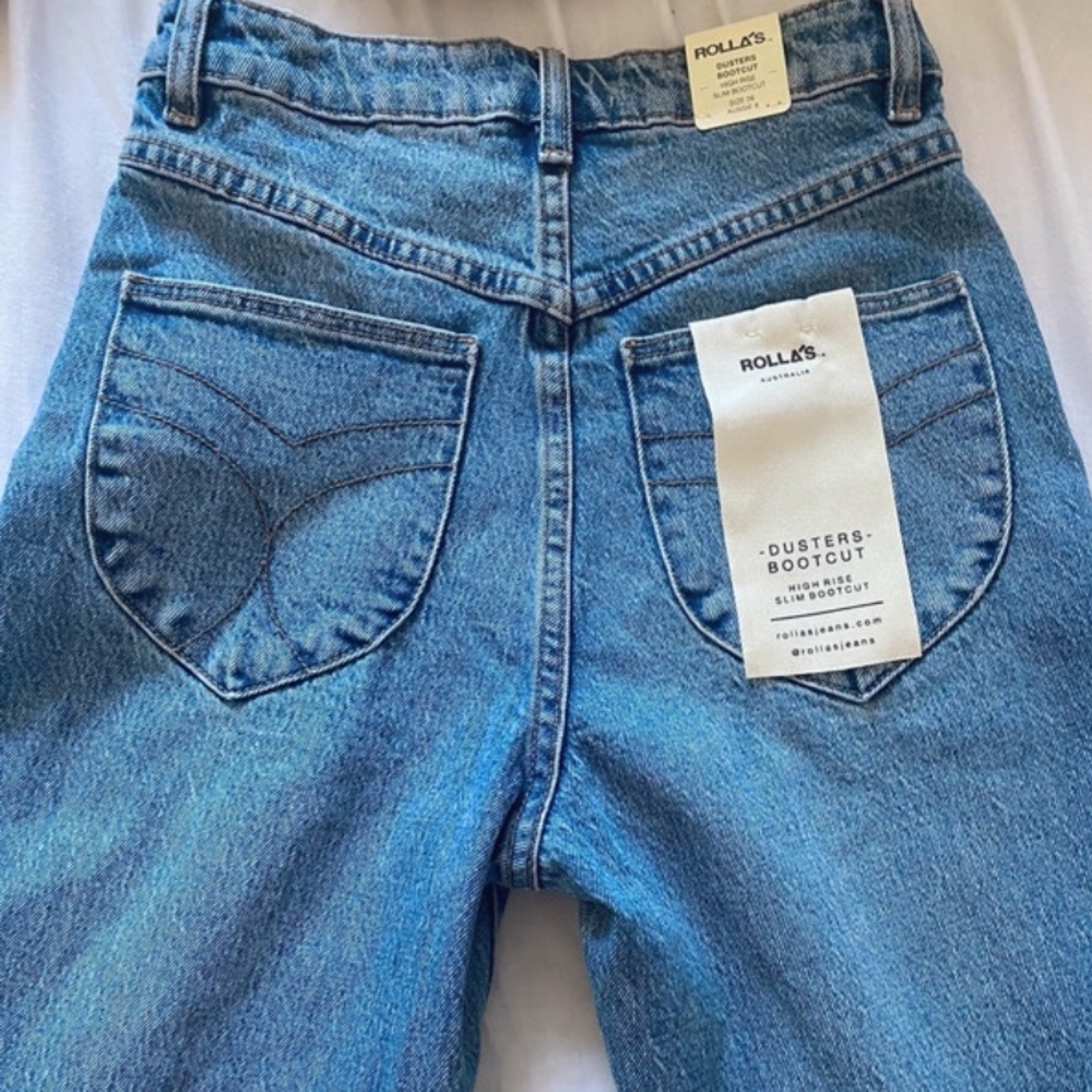 Dusters Boot Cut Rolla Jeans Brad Blue